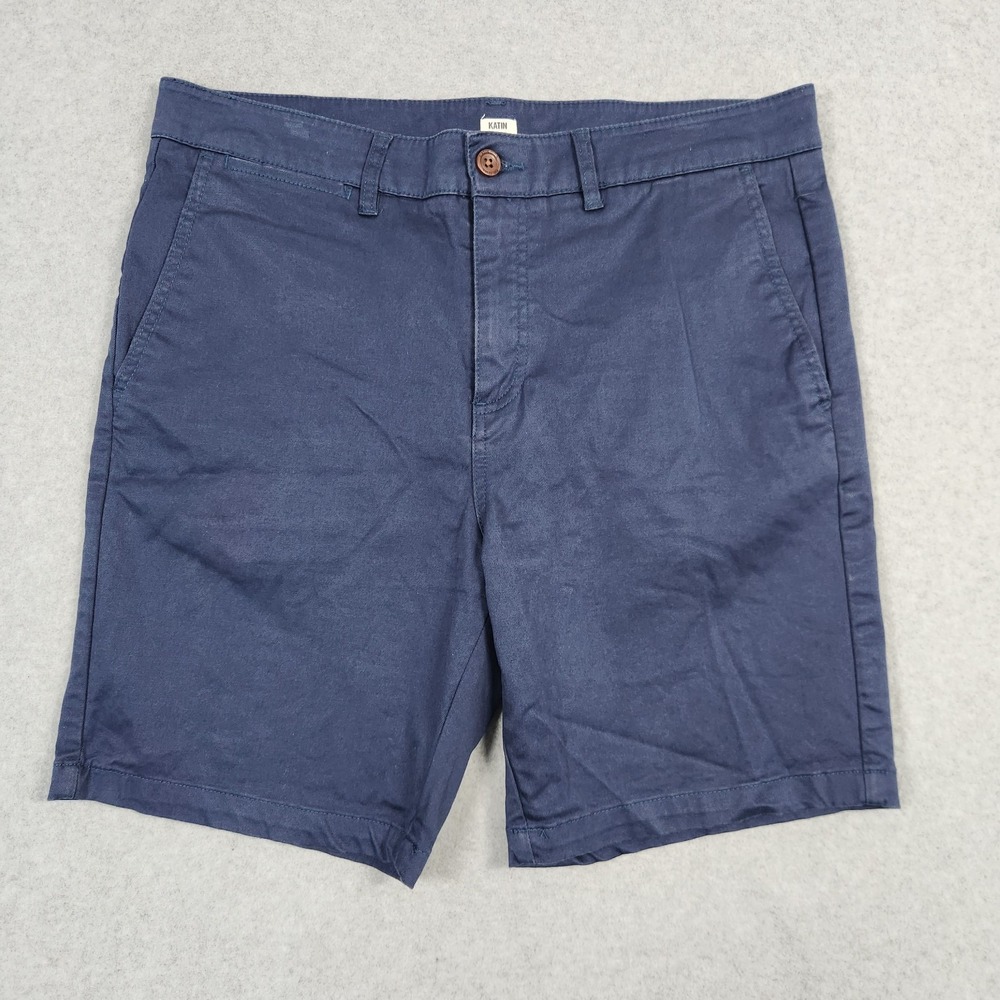 Katin Shorts Mens 34 Blue Chino Casual Beach Summer Active 7" Inseam Huckberry